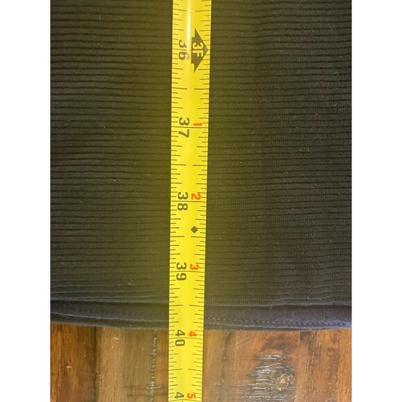Boden Dress Womens Size 10L Black Ribbed Cotton Blend Shift - Picture 8 of 8